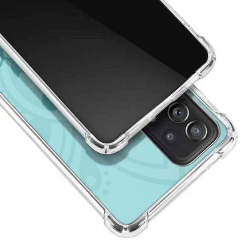 Disney Aladdin Princess Jasmine Silhouette Flower Galaxy A72 5G Clear Case